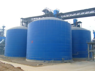 团风水泥钢板库改造