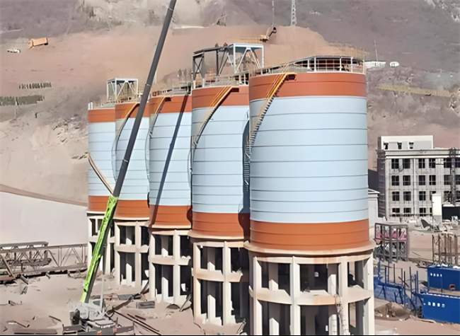 团风高架钢板仓